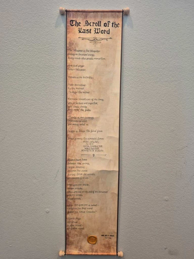 The Scroll of the Last Word parchment